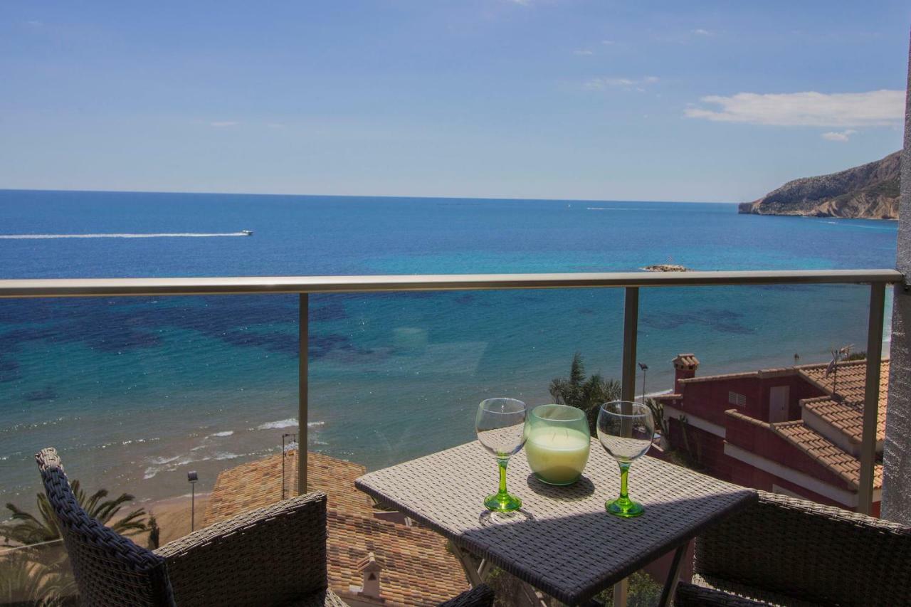 Beautiful Frontline Apartment Melioria With Panoramic Seaview Calpe Bagian luar foto